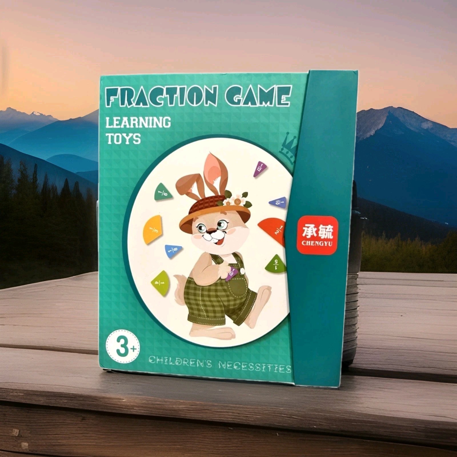 Fraction Game Score Learning Book – Learning Toy for Ages 3+ NEW SEALED