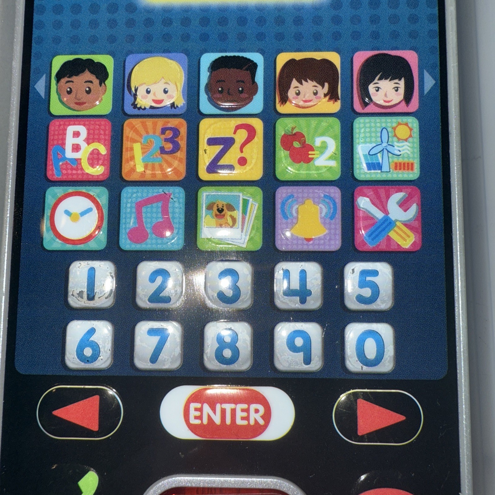 VTech Call & Chat Learning Phone Toy – 6” x 3” – Lights & Sounds – Tested Works