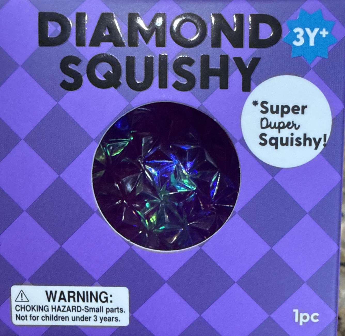 NEW J’adore Diamond Squishy Super Duper Squishy Purple