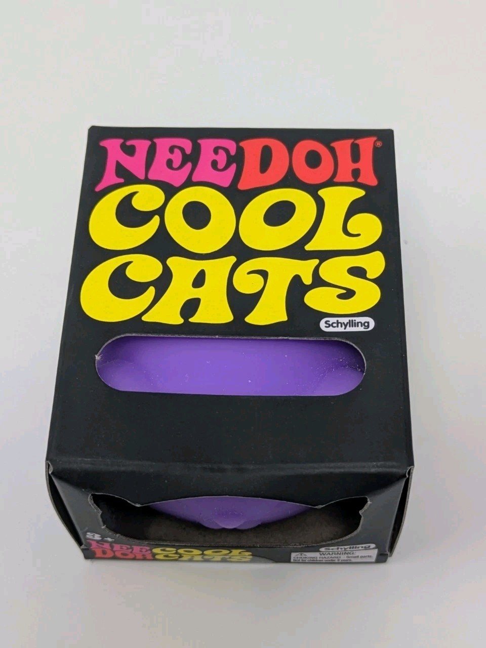NeeDoh Purple Cool Cats Squishy Fidget Toy Stress Balls Sensory Toy NEW Tiktok