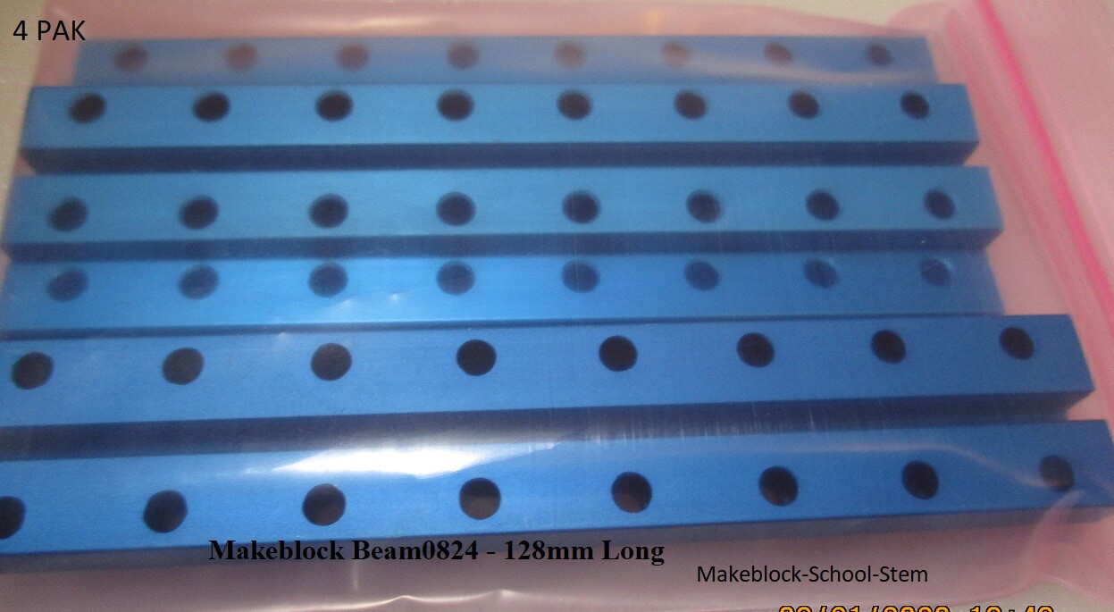 4 PAK * Makeblock Beam 0824-128 24mm x 128mm * 6061 aluminum