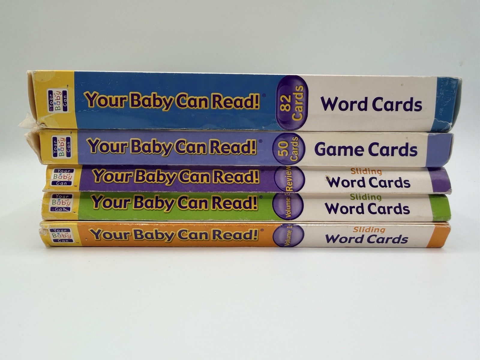 Your Baby Can Read Learn Set / DVDs Books Cards Bundle Lot of 16