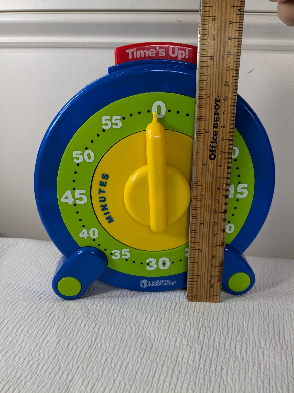 Learning Resources Jumbo Timer 60 Second BigTime Big Time blue kids clock toy