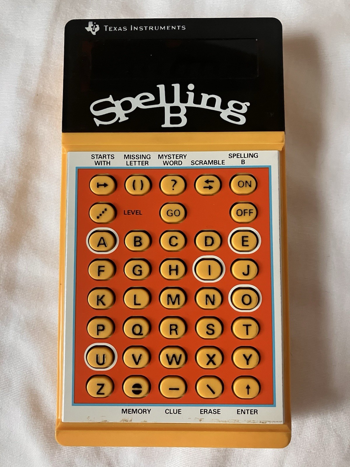 1978 Vintage Texas Instruments Spelling B In Case With Picture Book