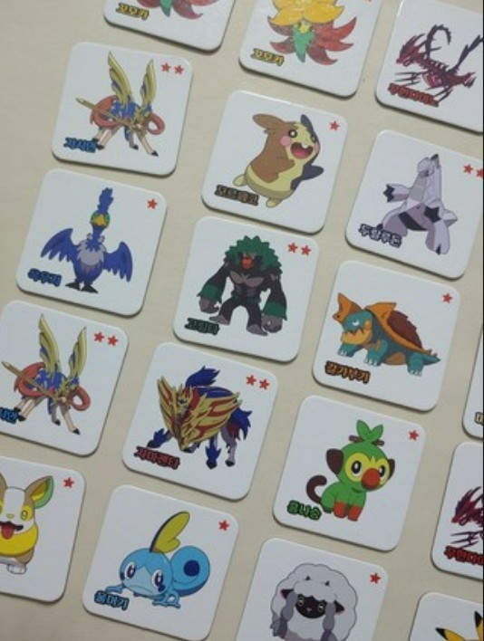 Pokemon W Memory Game Matching Card Game Korea Exclusive Edition Kids Board Game