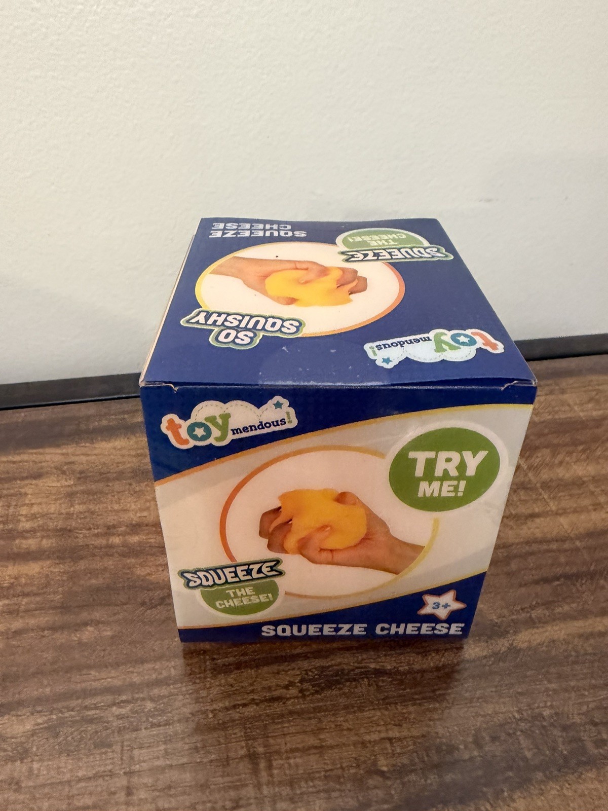 🧀 Squeeze Cheese Large Squishy Toy Toymendous – New in Box US Seller Fast Ship