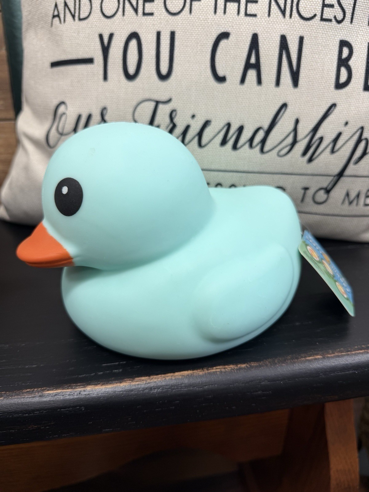BRAND NEW Jumbo Squishy Duck Pastel Aqua 3+ Laffy Quacks 5″ Sunny Days Squishy