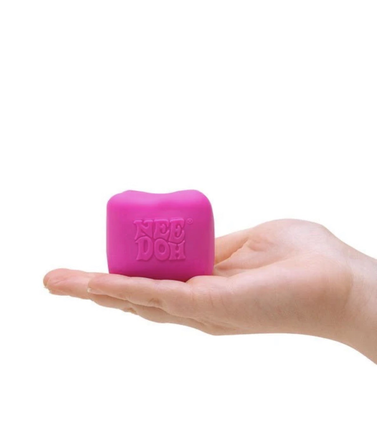 NeeDoh Set of 3 Color Change Cube (Pink, Blue, Yellow) Nee Doh Squishy Toy