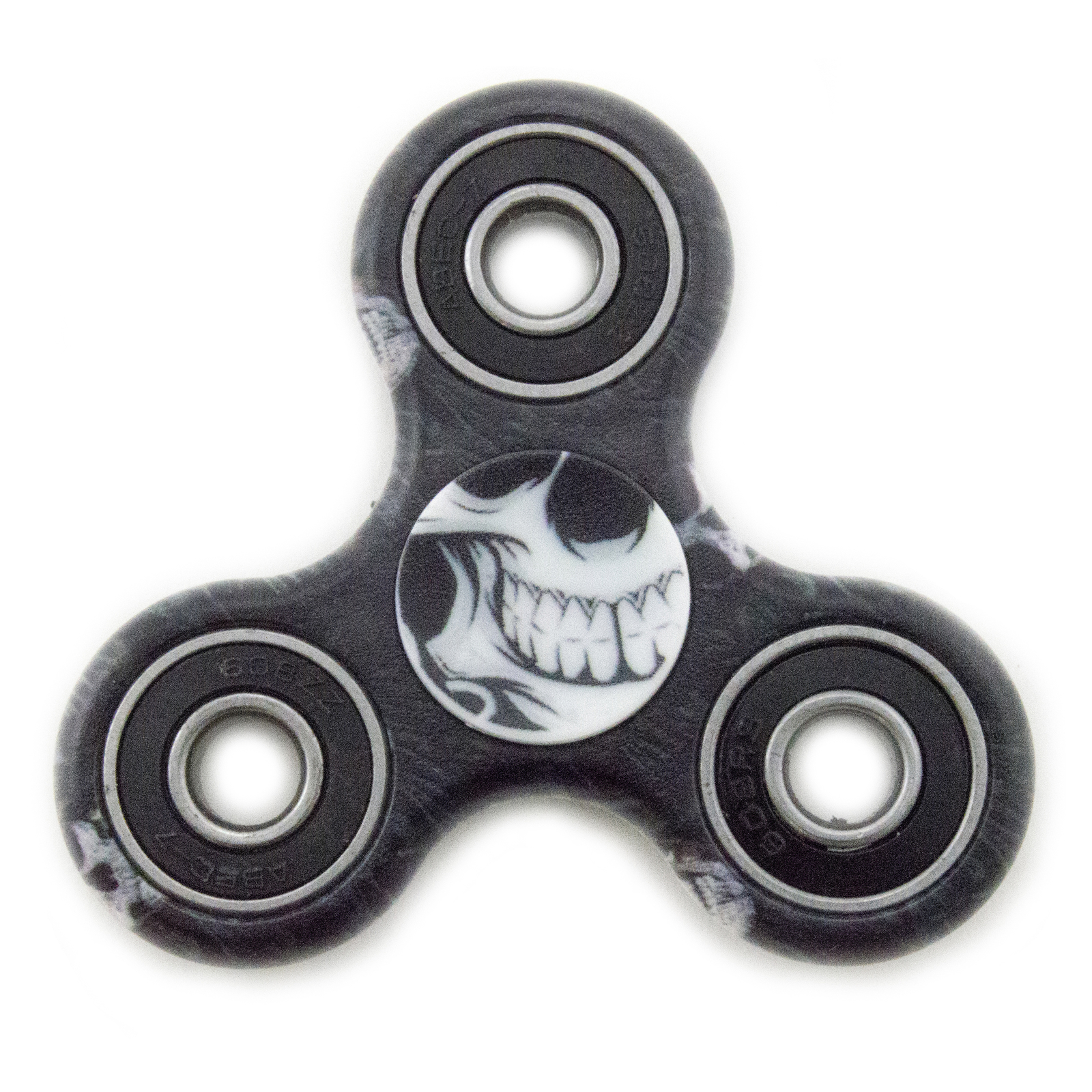 Skull Fidget Spinner – Tri-Spinner Sensory Toy