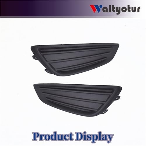 2 x Front Bumper Left + Right Bumper Fog Light Lamp Cover Trim Grille Grill