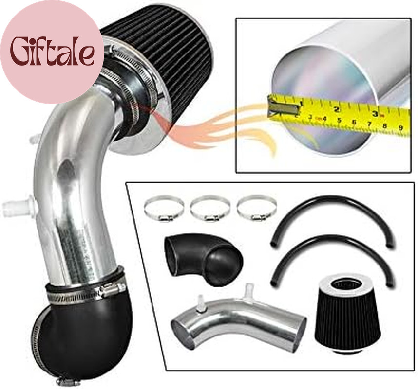 – SHORT AIR INTAKE Compatible for 11-14 Sonata/Optima 2.4L NON-TURBO MODEL (Blac