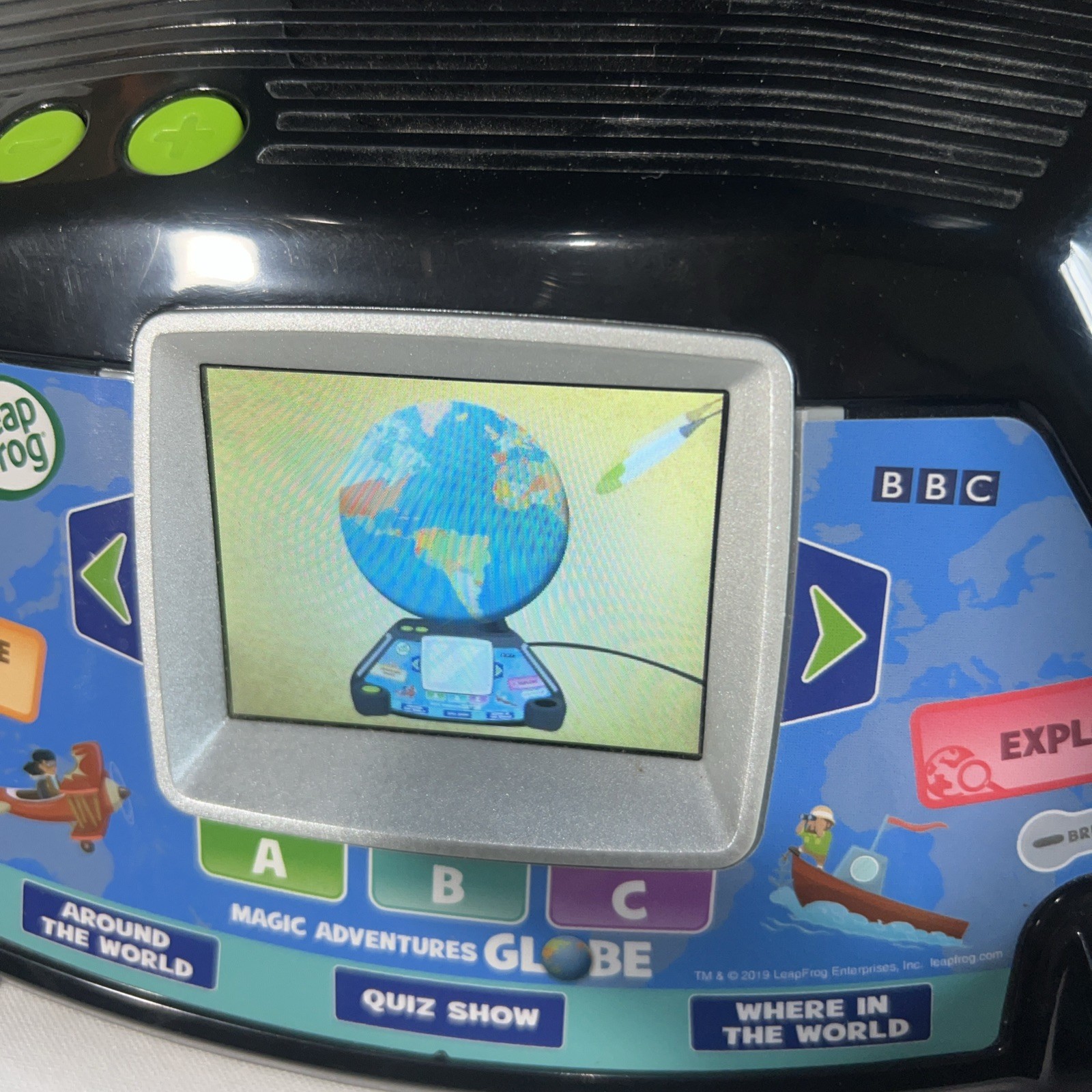 LeapFrog Magic Adventures Globe 2.8″ Video Screen BBC Videos Interactive Games