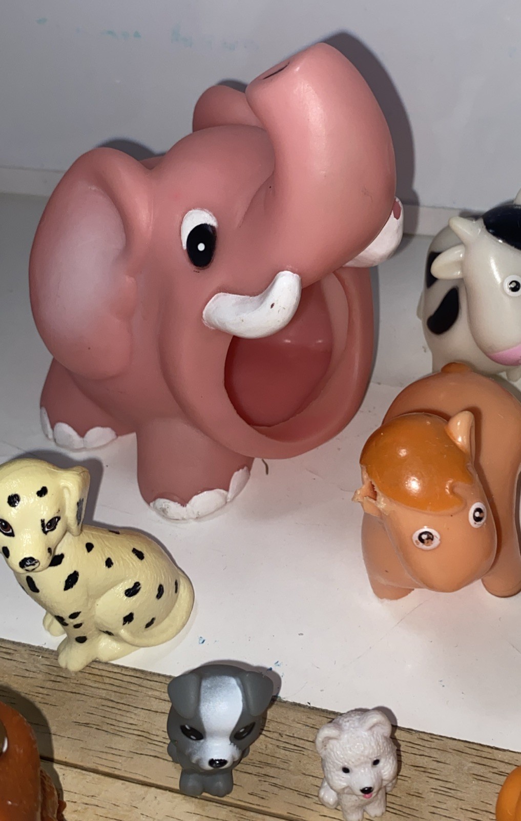 Mixed Animal & Dinosaur Figure Lot – Vintage Plastic & Rubber Toys Cartoon Look