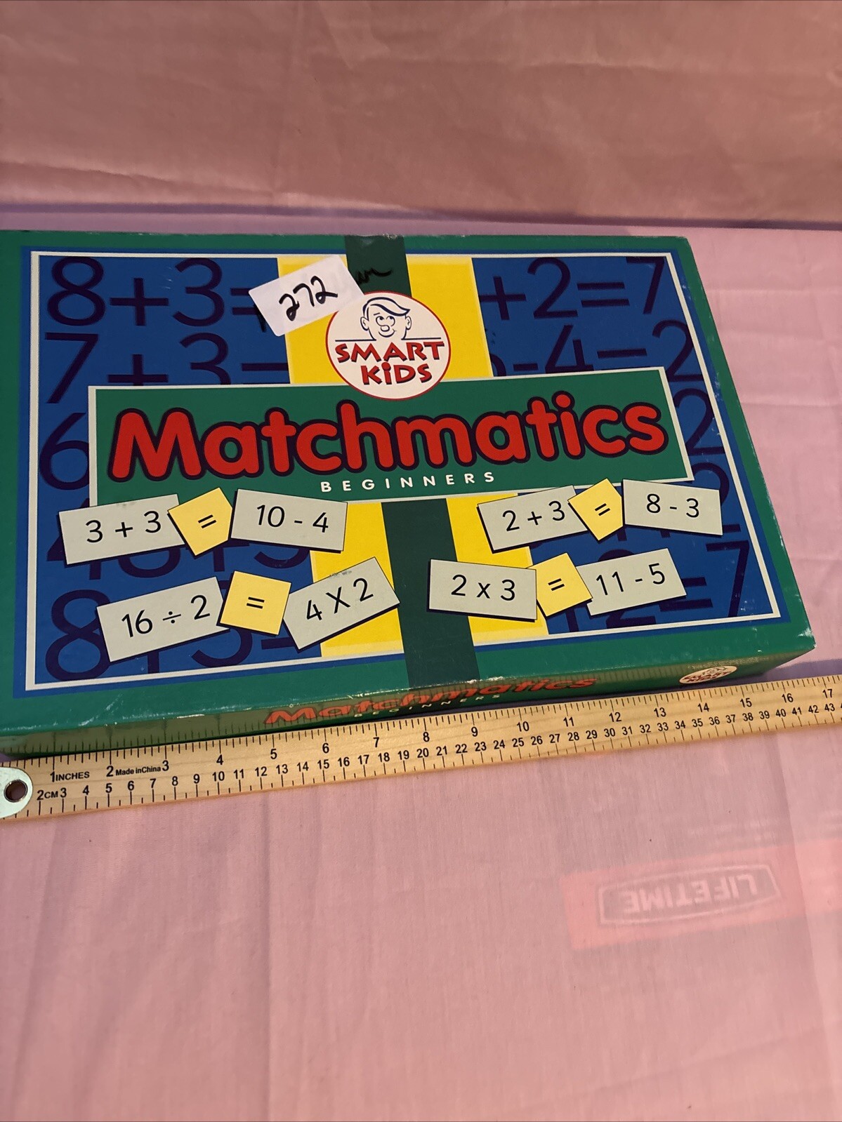 Lakeshore Smart Kids MATCHMATICS Game 80 Equation Tiles and 40 Equal Signs USED