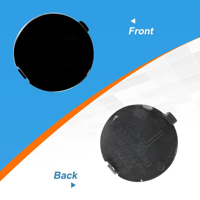 Car Front Bumper Tow Hook Cover Cap Towing Eye Fit for Red Right Passenger Side
