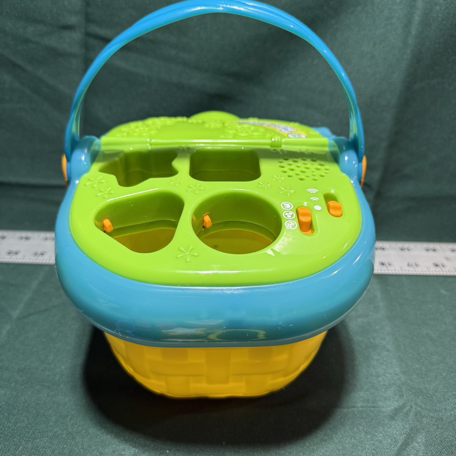 LeapFrog Shapes and Sharing Picnic Basket Toy Tested/Works – Incomplete