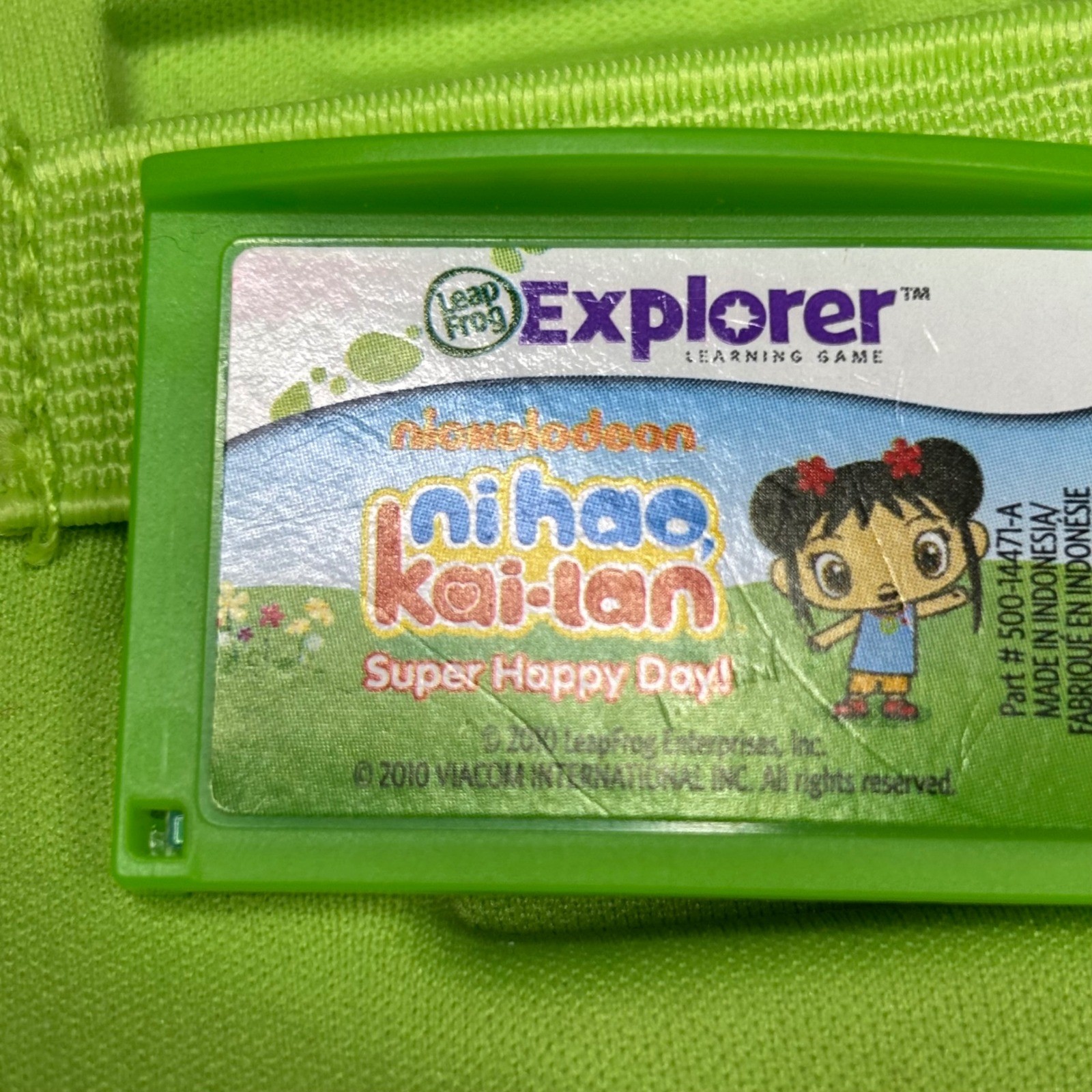 LeapFrog LeapPad Explorer Accessories Case Skin 6 Games Stylus No Tablet Green