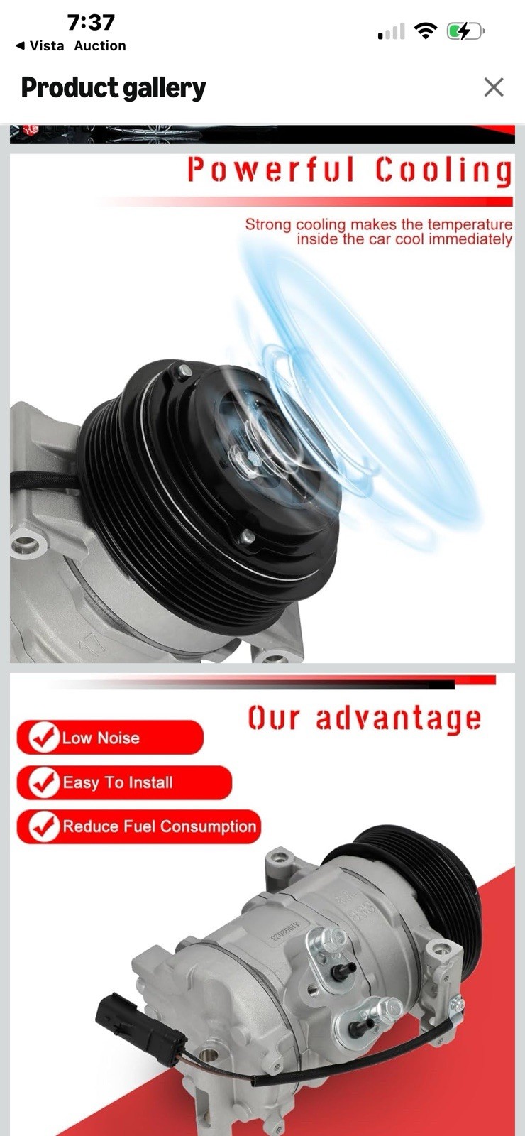 cciyu Air Conditioning Compressor 2007-2010 Fit for Jeep Grand Cherokee 3.0L AC