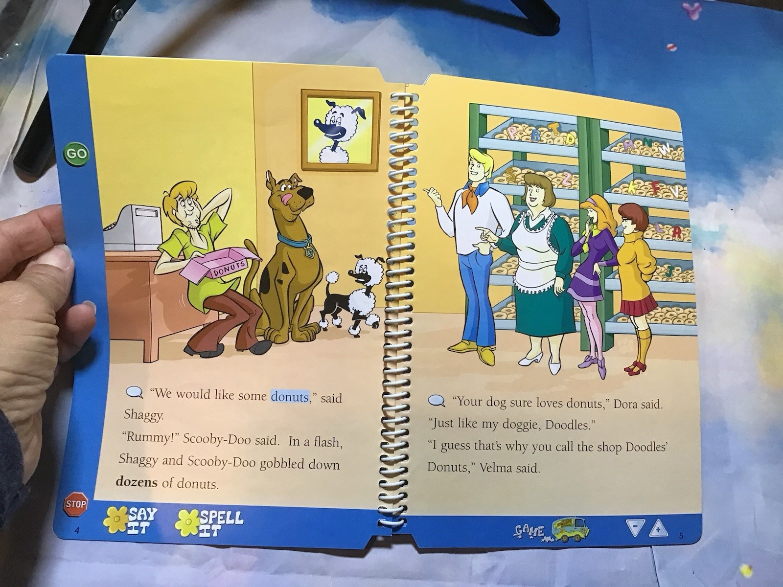 Leapfrog LeapPad Scooby-Doo And The Disappearing Donuts Reading Preschool-1st