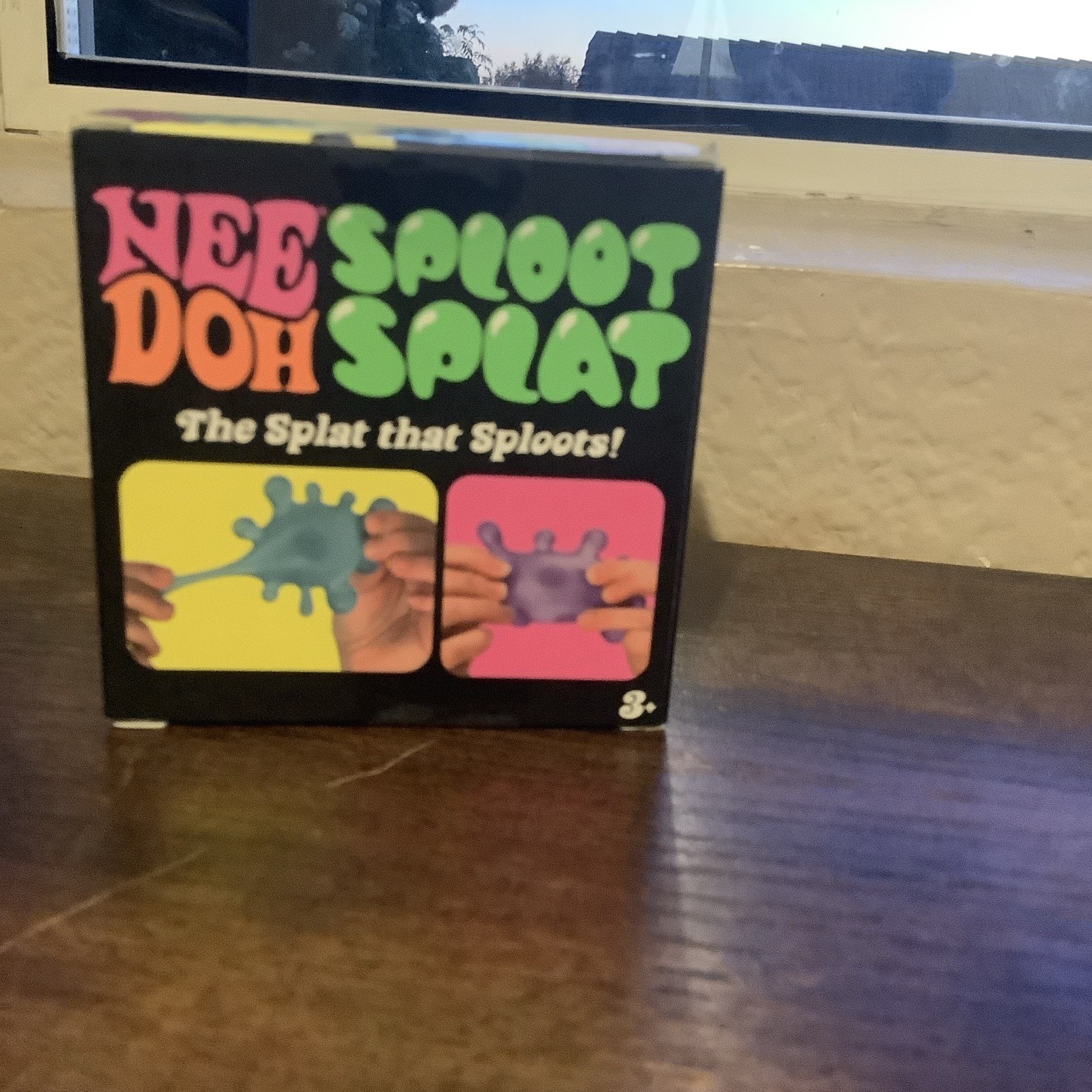 Nee Doh Sploot Splat Tactile Squeeze Toy Blue, Ages 3+, 4-7 to 17+ Years