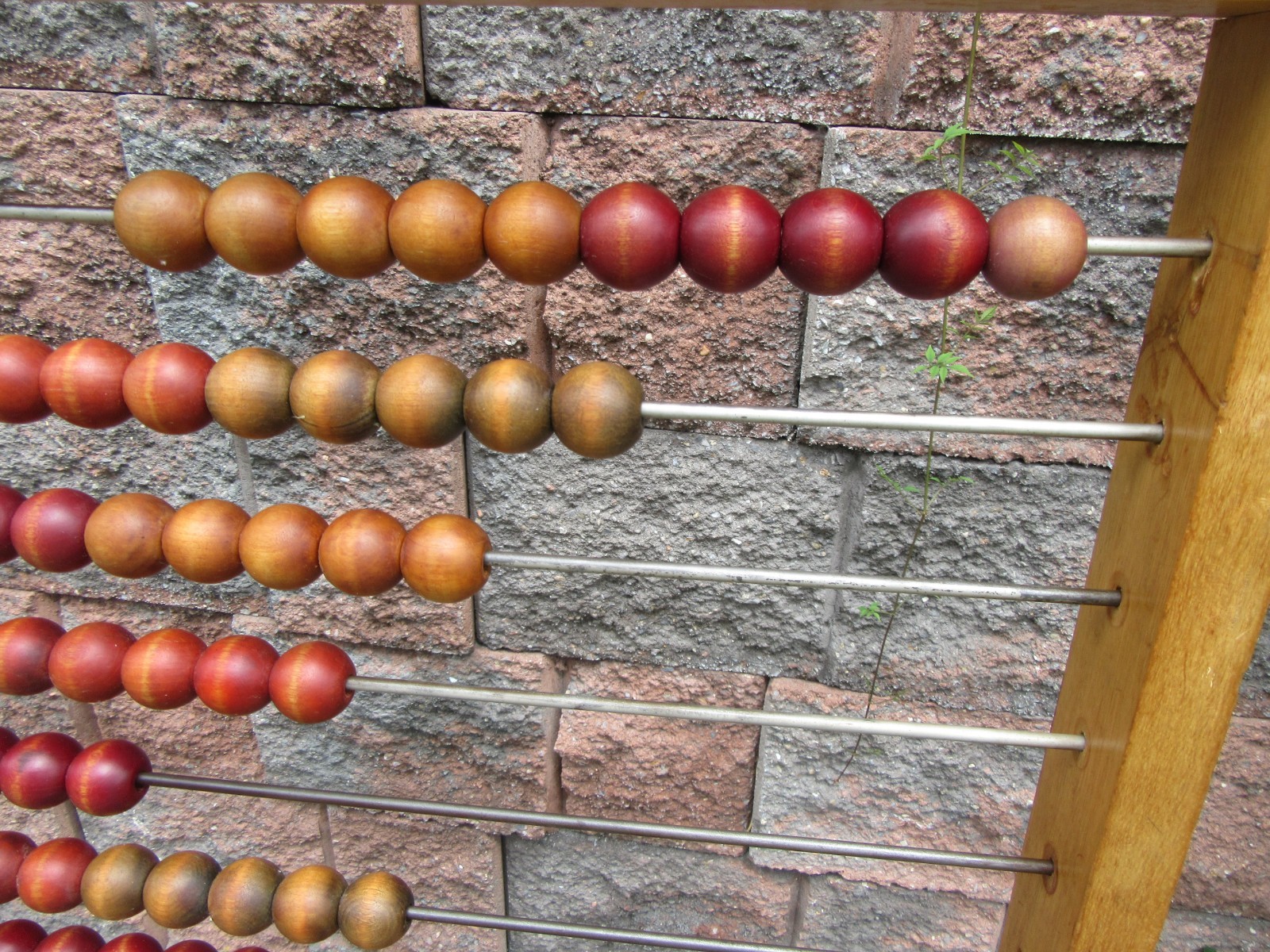 Vintage Springfield Education School Teacher Math Mathematics Wood Floor Abacus
