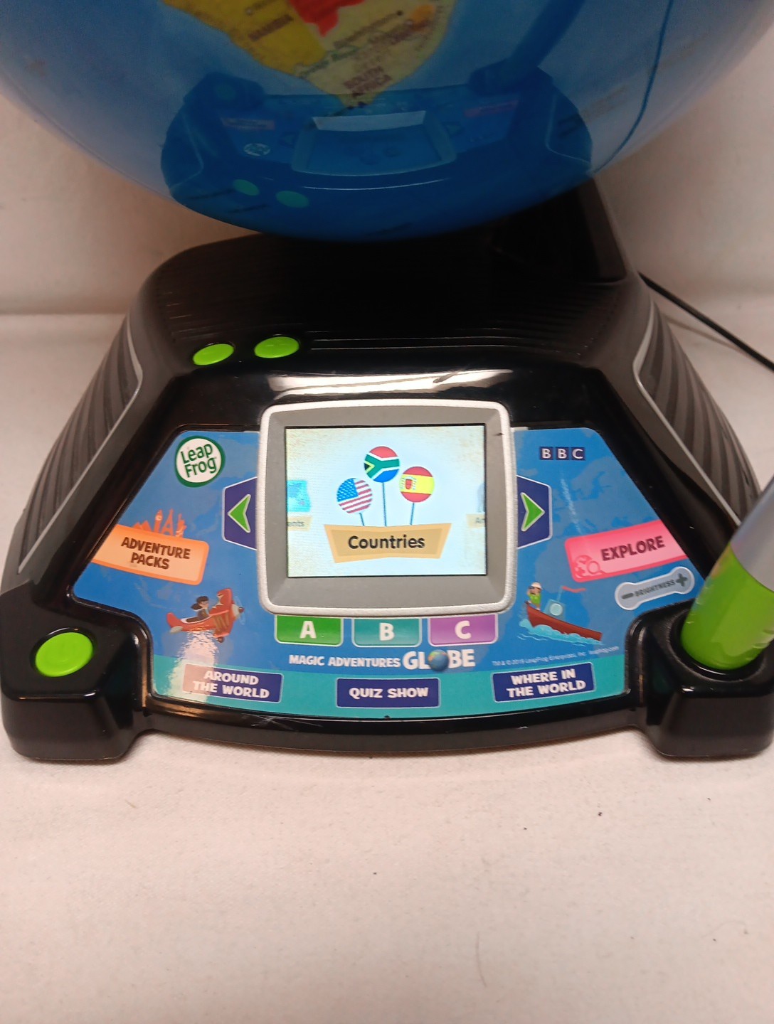 LeapFrog Magic Adventures Globe 2.8″ Video Screen BBC Videos Interactive Games