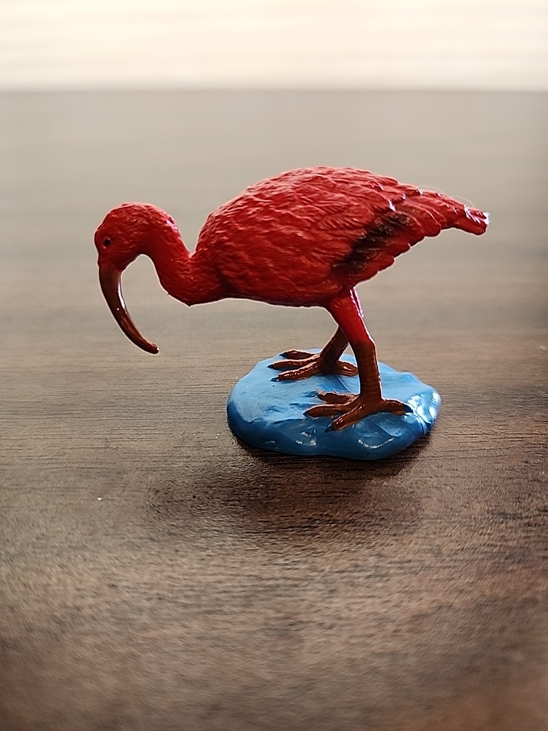 Safari Ltd Pink Red Ibis Exotic Bird Mini Toy 2″ Figure Diorama Cake Topper
