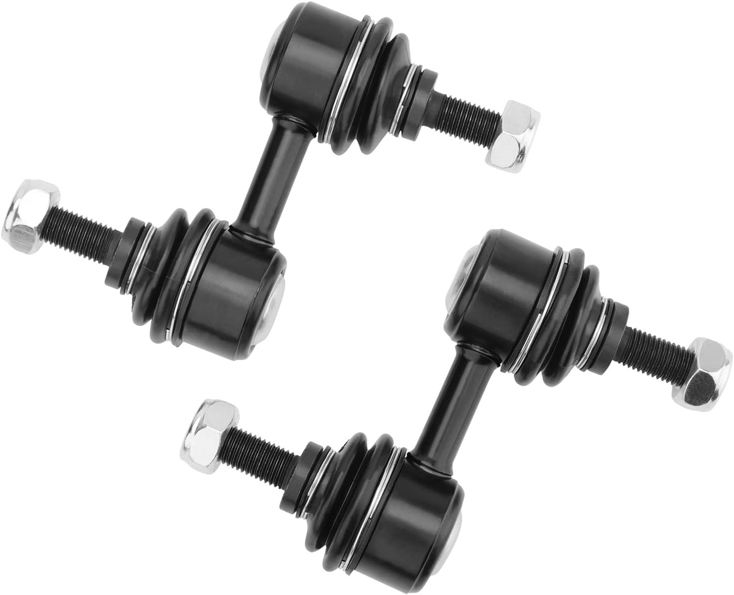 Front Sway Bar Stabilizer Links Zinc Nickel Alloy 2 Pcs Left & Right, Compatible