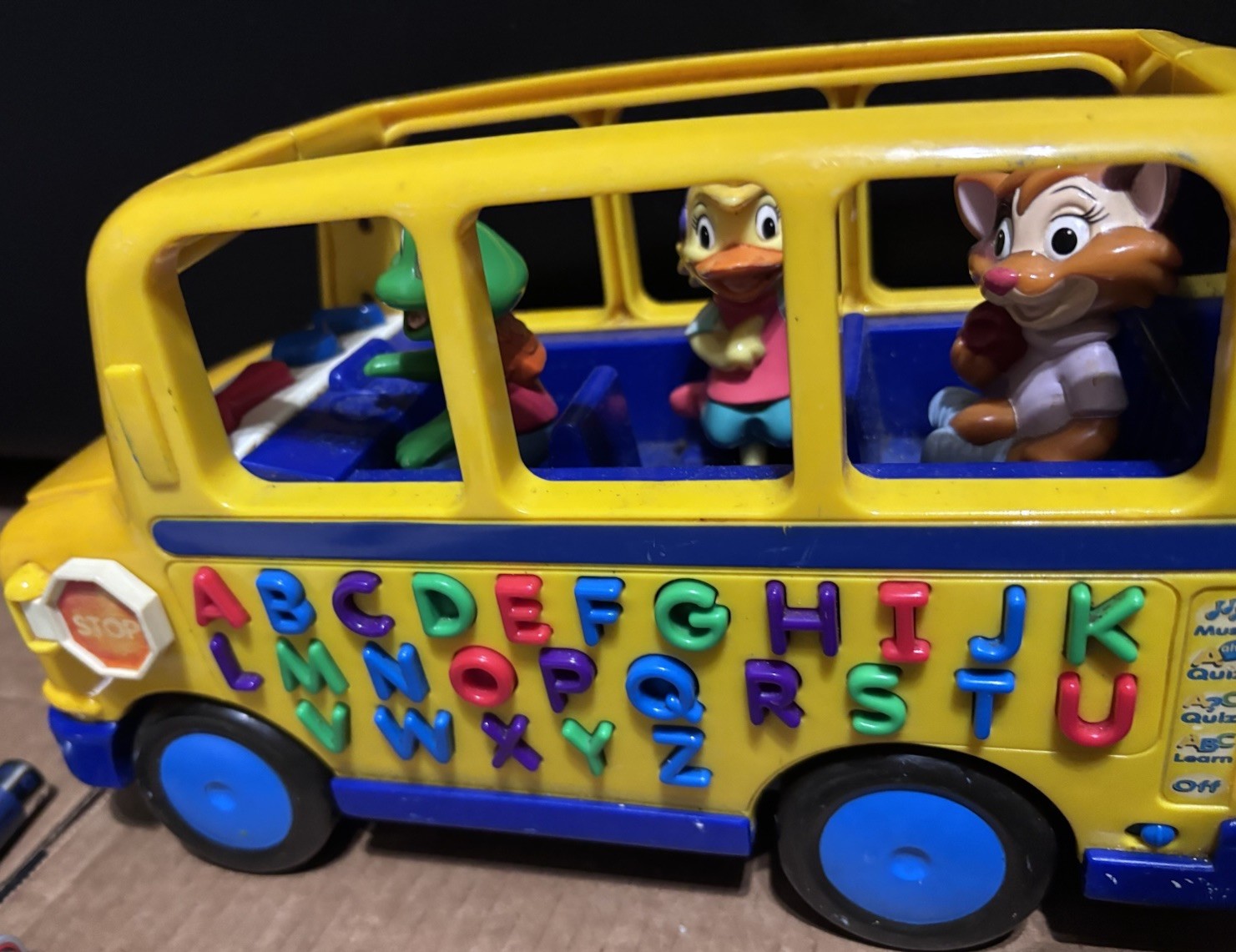 Leap Frog Phonics Fun & Learn Bus A–Z Alphabet 2001 For Parts Not Working Toy