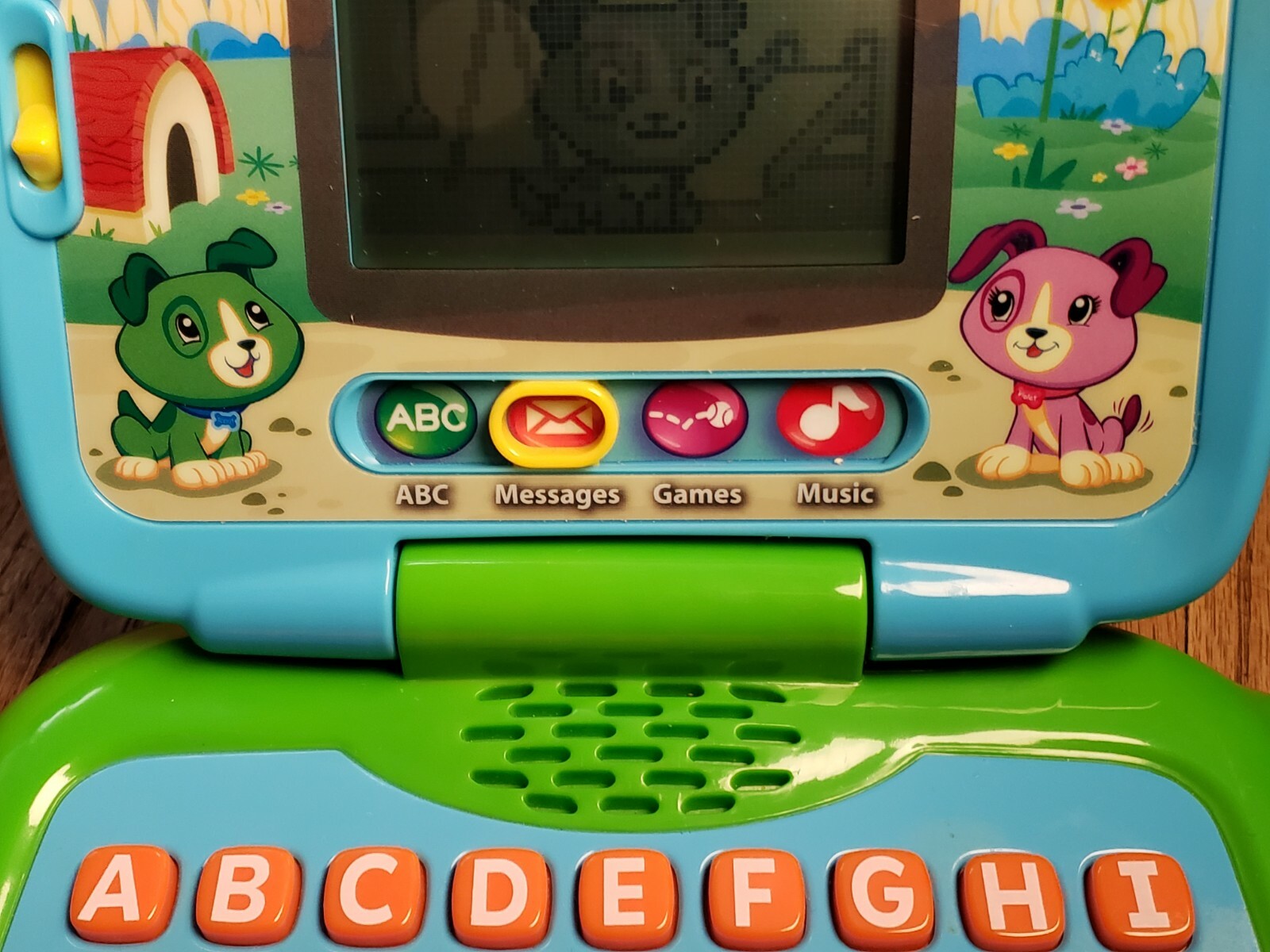 LEAPFROG “My Own Leaptop Laptop” Toddler Learning Toy + Batteries *WORKS*