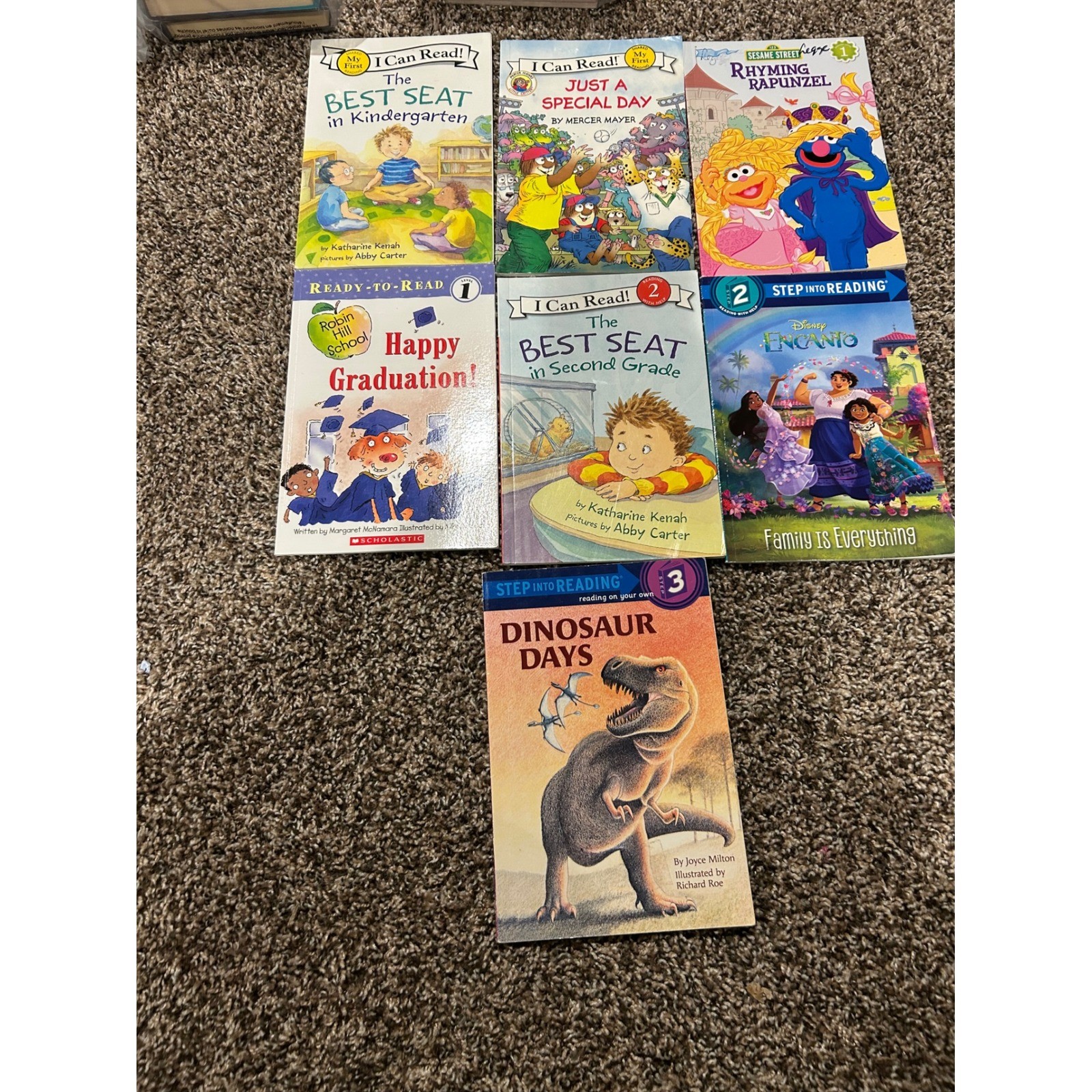 Kids Step Into Reading Lot of 7 Childrens Books I Can Read Encanto Sesame Street