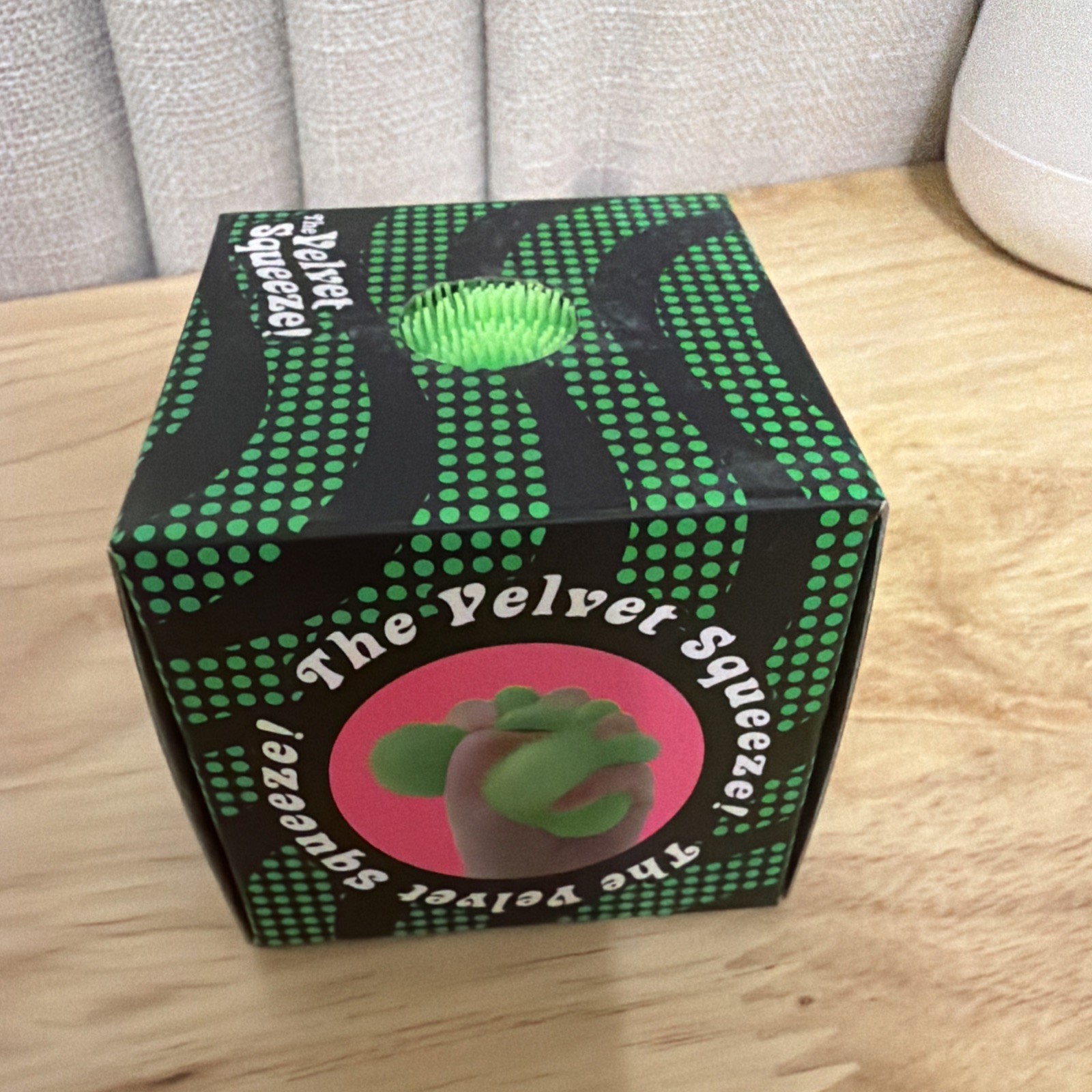 NeeDoh Fuzz Ball Sensory Squeeze Fidget Stress Toy Schylling 3+ NEW Green