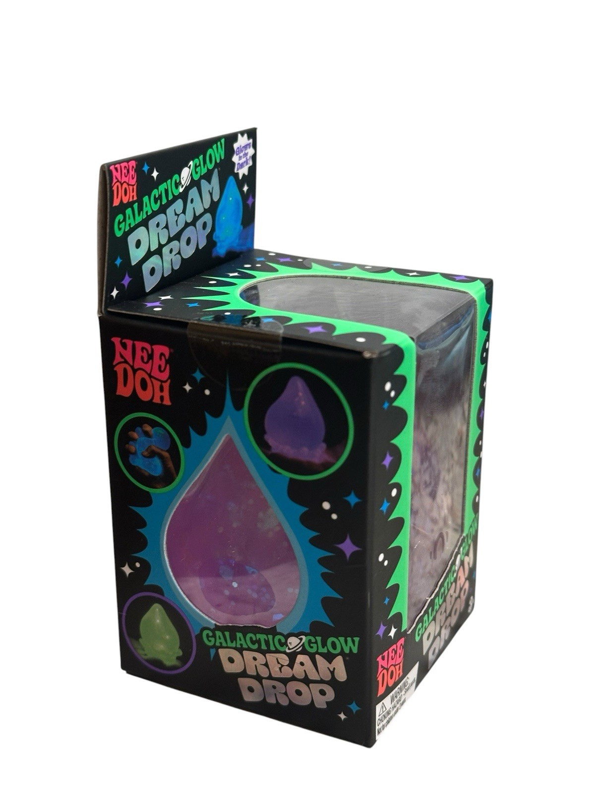 AUTHENTIC PURPLE NeeDoh Galactic Glow Dream Drop EXTREMELY RARE Nebula Haze