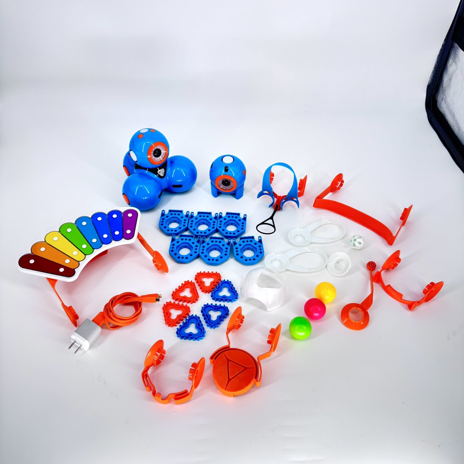 Wonder Workshop Dash Dot Robot Mega STEM Coding Kit Xylophone Launcher Pack K-5