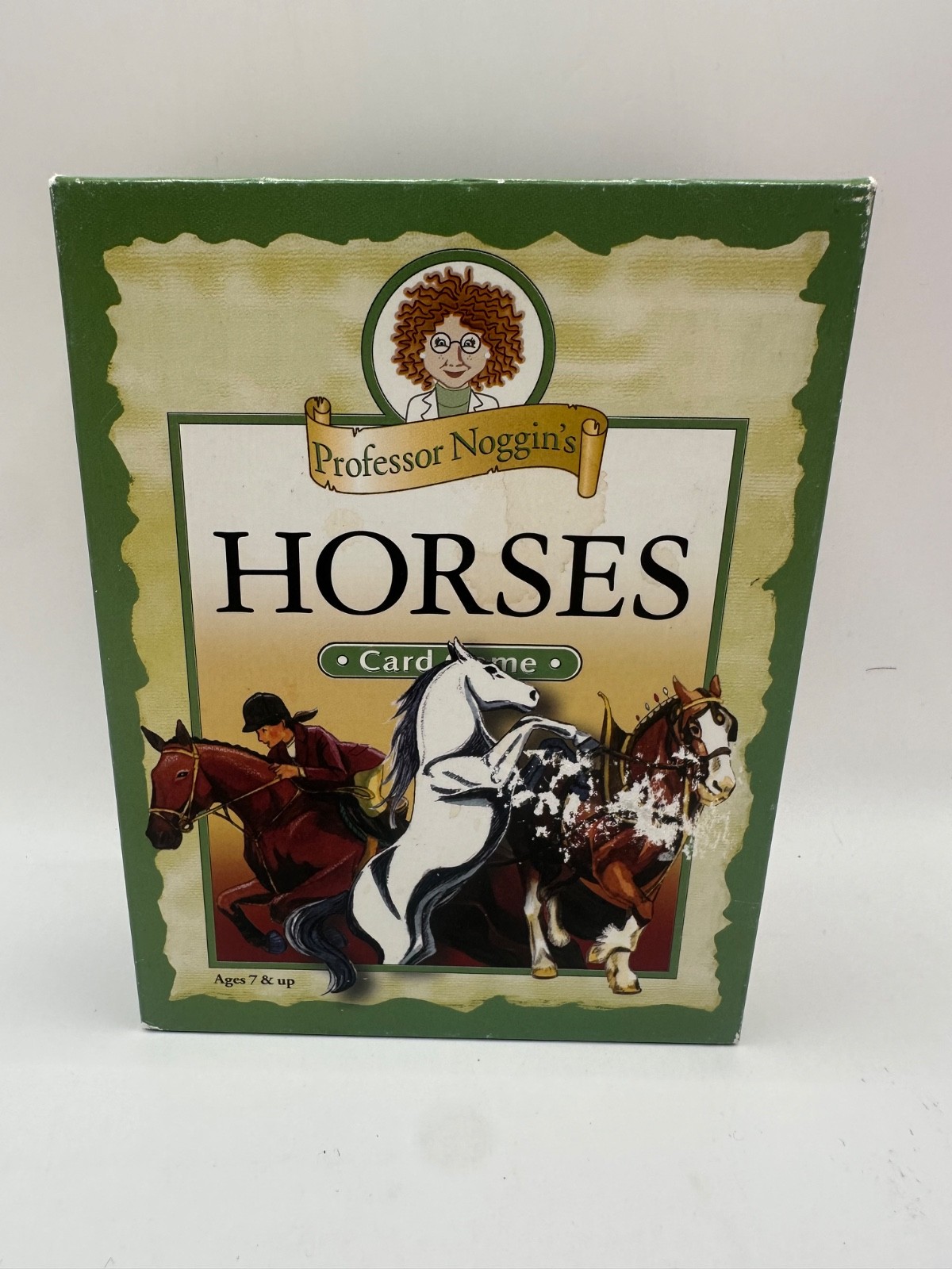 Lot of 4 Professor Noggin Card Games Science Insects Spider Outer Space Horses
