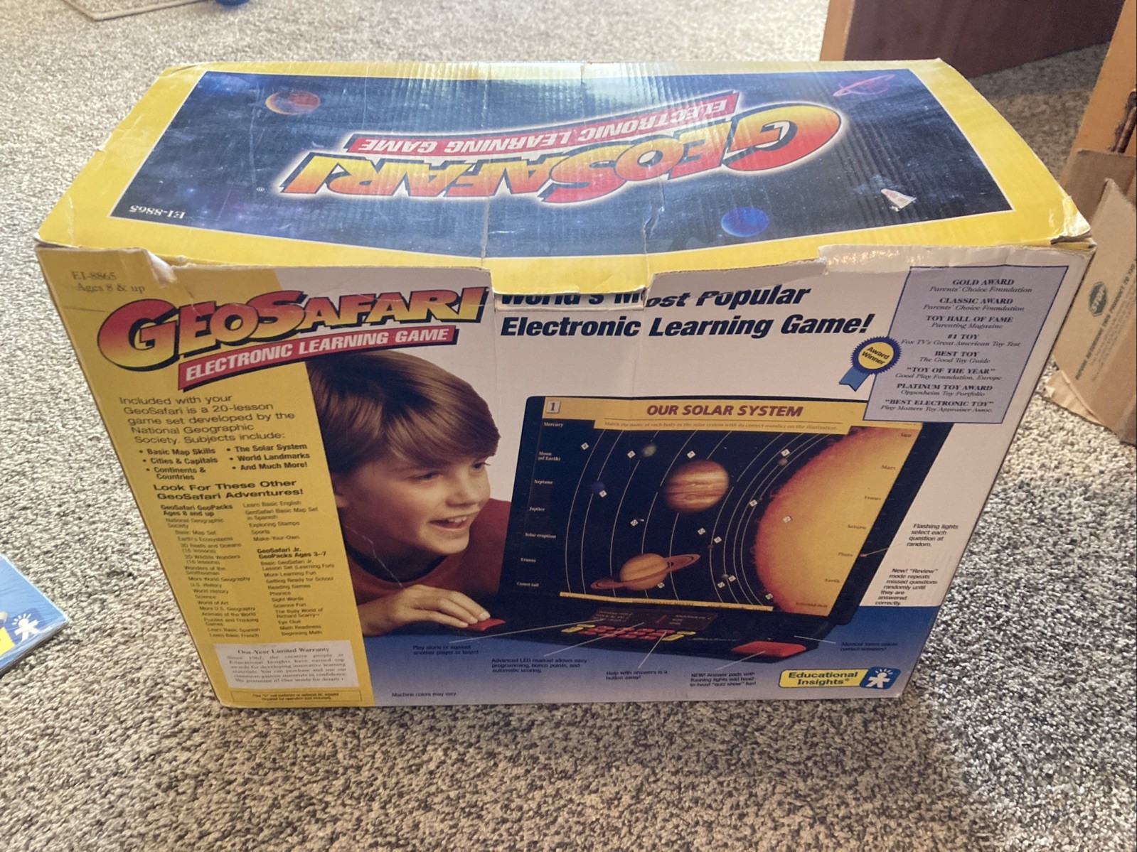 GeoSafari Electronic Learning Game AND Talking Globe Jr. With Lots Of Extras
