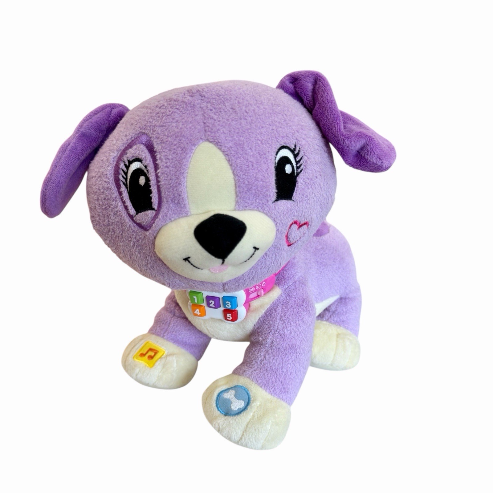 LeapFrog Violet Read With Me Interactive Plush Dog Tested Works EUC!! RARE!
