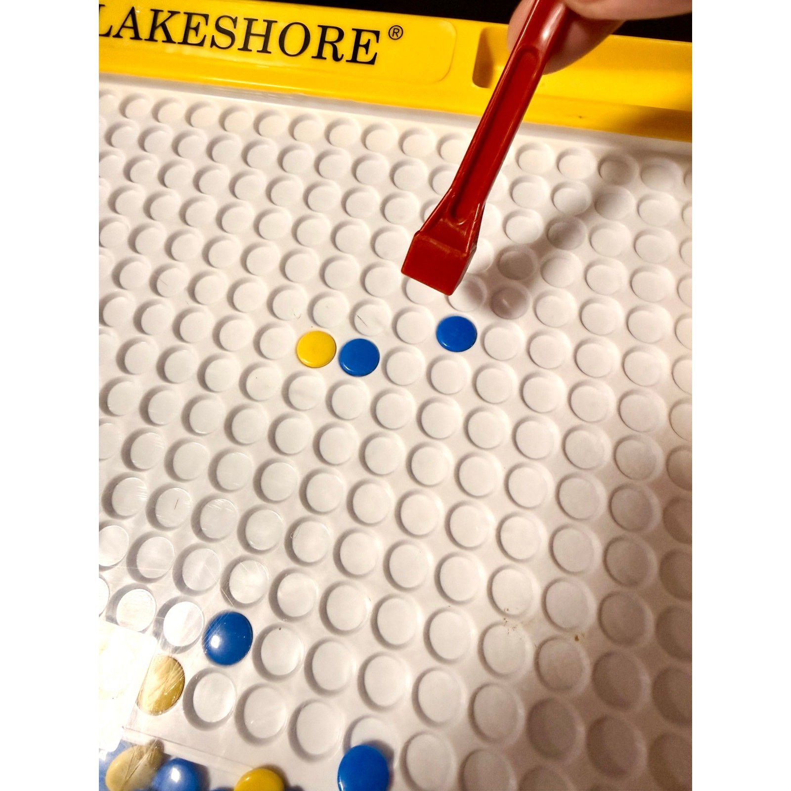 Lakeshore Magnetic Designer Board “Marbletick” game. Design Pattern maker