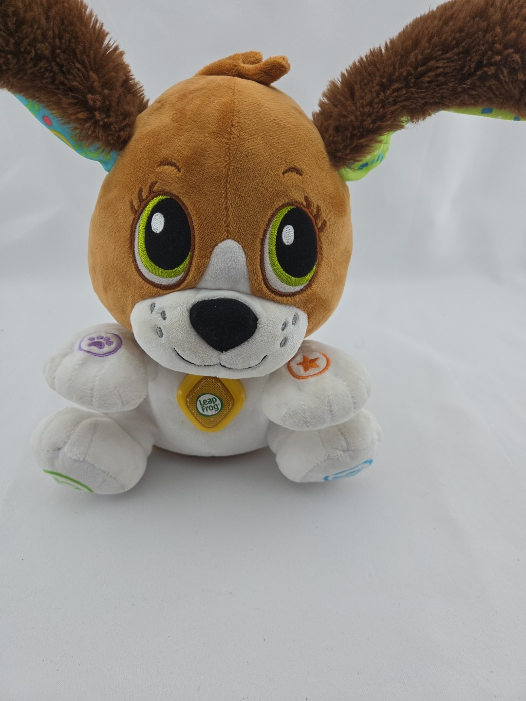 Leap Frog Speak&Learn Puppy W/Interactive Talk Back&Motion Feature WORKS (D-480)