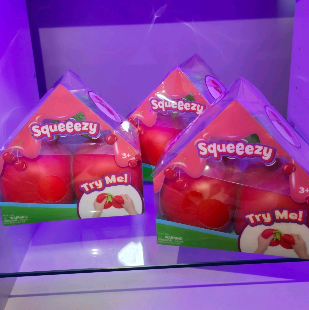 Squeeezy Squishy Sunny Days Toymendous Cherries JUMBO Squeeze Toy Rare Viral🍒