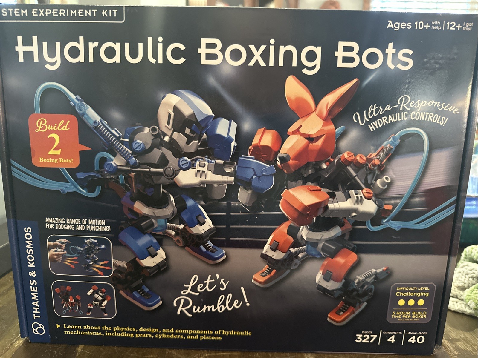 NEW Hydraulic Boxing Bots STEM Experiment Kit – Sealed Thames & Kosmos