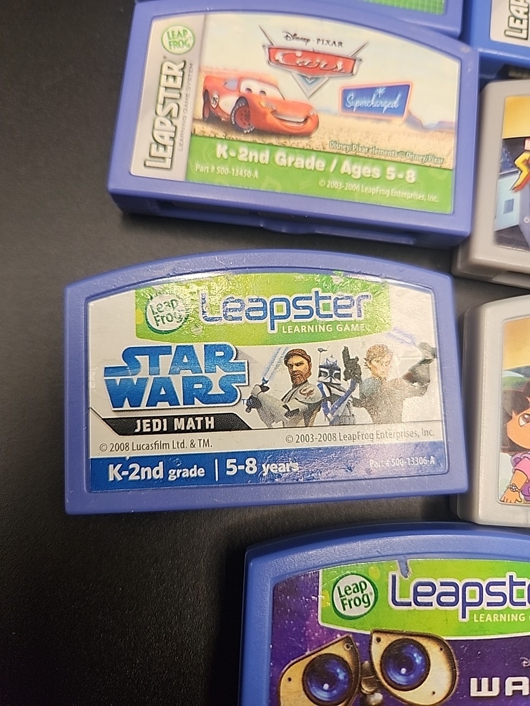 7 Leapfrog Games Spiderman Cars Star Wars Dora