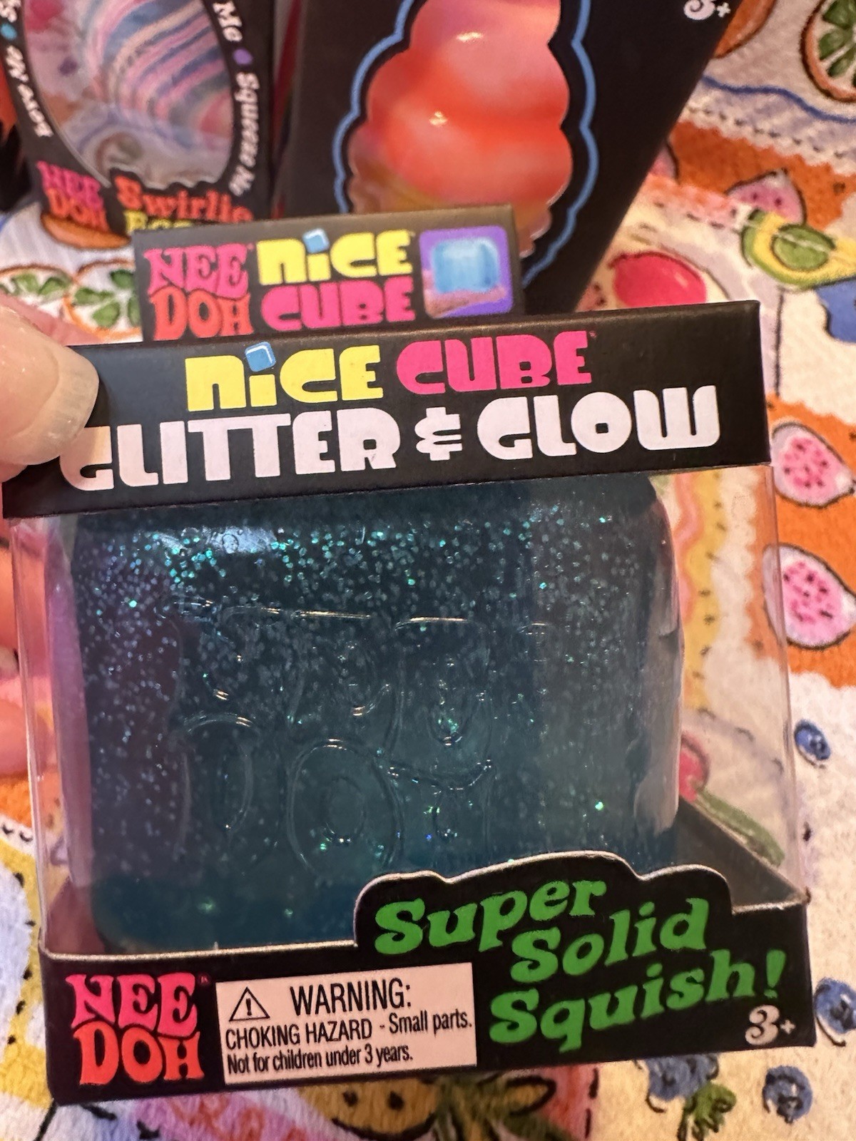 NEW❤️NeeDohs🍊Cream Cone🍦,🦋Glitter Glow🧡Glow Dark🌸Color Change+Swirlie Egg
