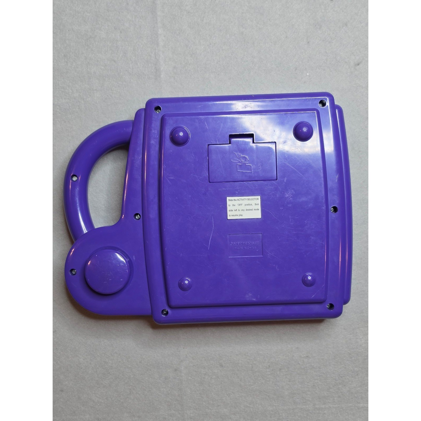 Vintage Scientific Toys Talk ‘n Learn Alphabet Interactive Toy Purple Portable