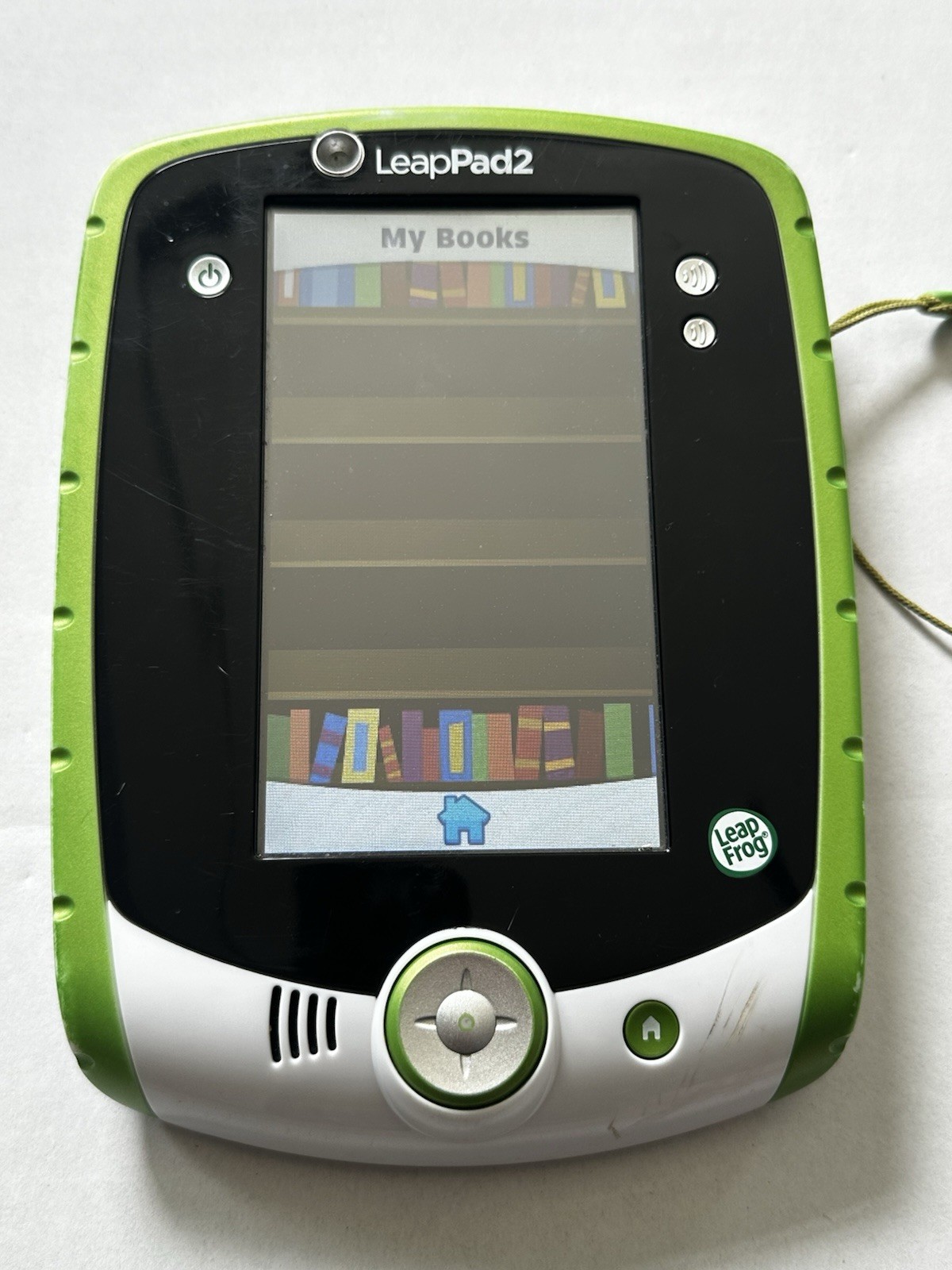 LeapFrog LeapPad2 Explorer Kids Tablet Green White With Stylus Tested & Working