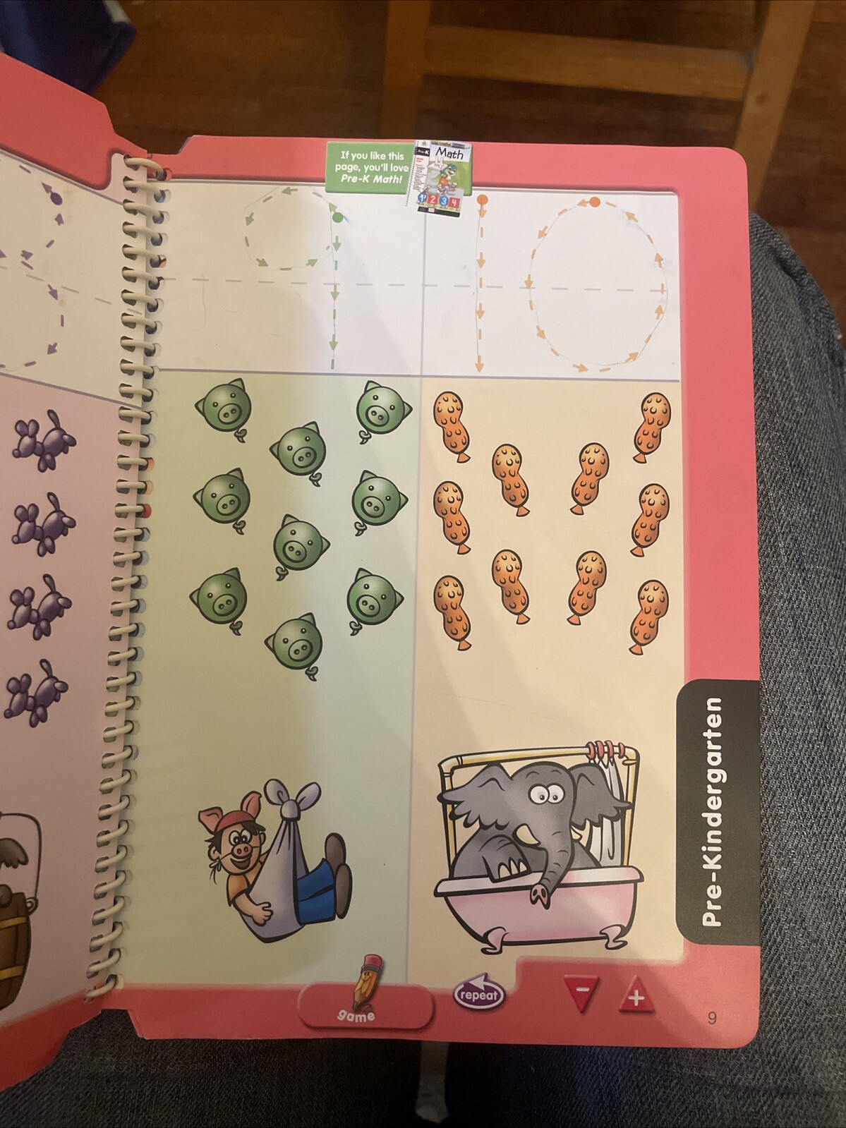 LeapFrog LeapPad Reading, Writing & Math Pre-K – 1st Grade Book No Cartridge