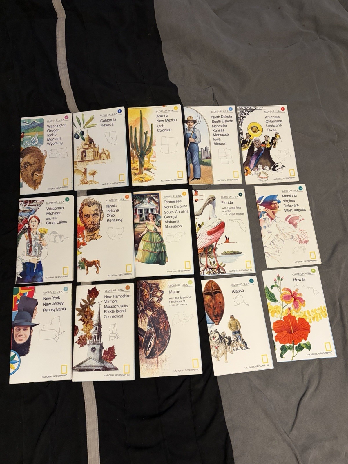 USA Collector’s Lot Vintage National Geographic Educational Kit Vintage