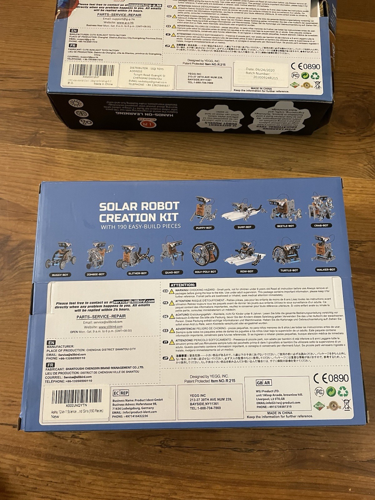 Solar Robot Creation Kit Lot of 2 New In Box Ages 8 and Up