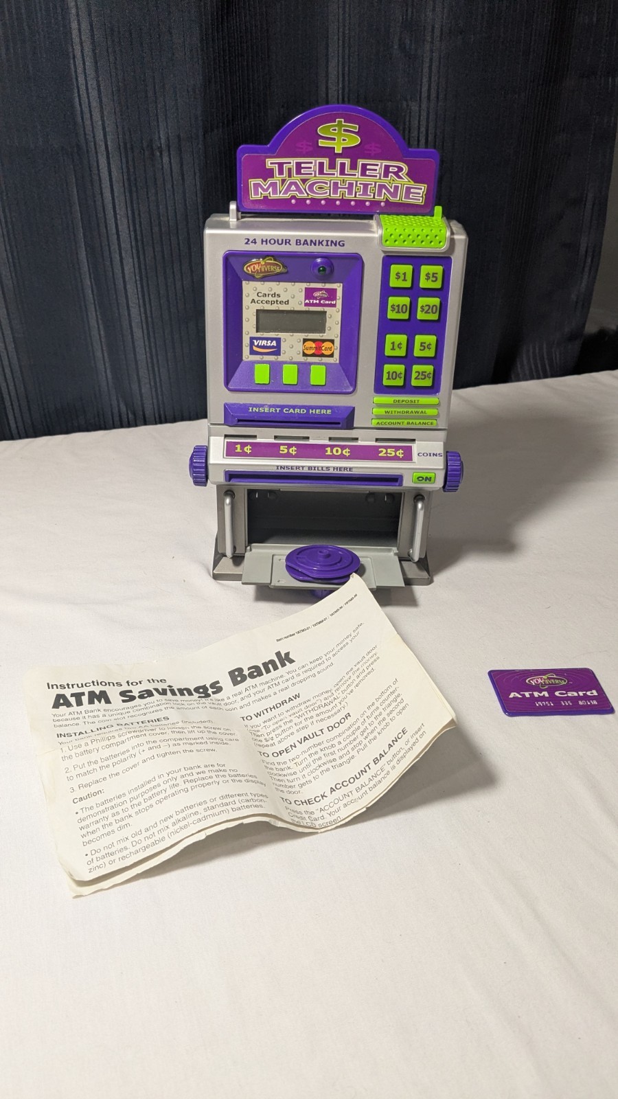 2007 YoUniverse ATM Savings Bank Summit Learning Machine, Collector Toy