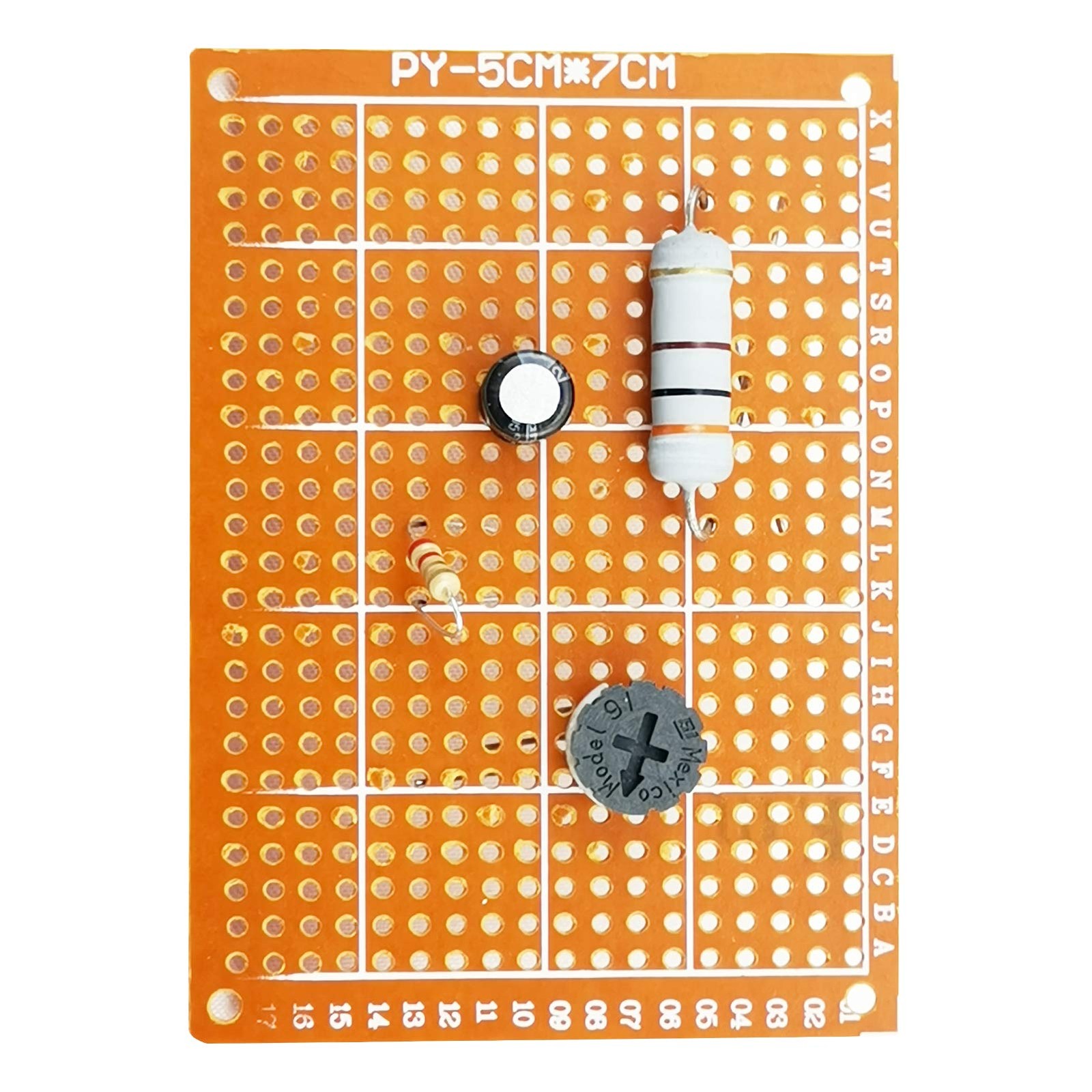 15Pcs PCB Protoboards,YUNGUI 5X7cm 1-2-3 Perf Board Circuit Strip Gold